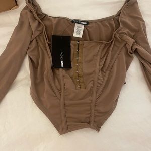 Fashion Nova corset top